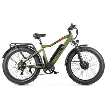 Электровелосипед Eltreco Gelbert Pegas 4 DUAL PRO MAX Зеленый