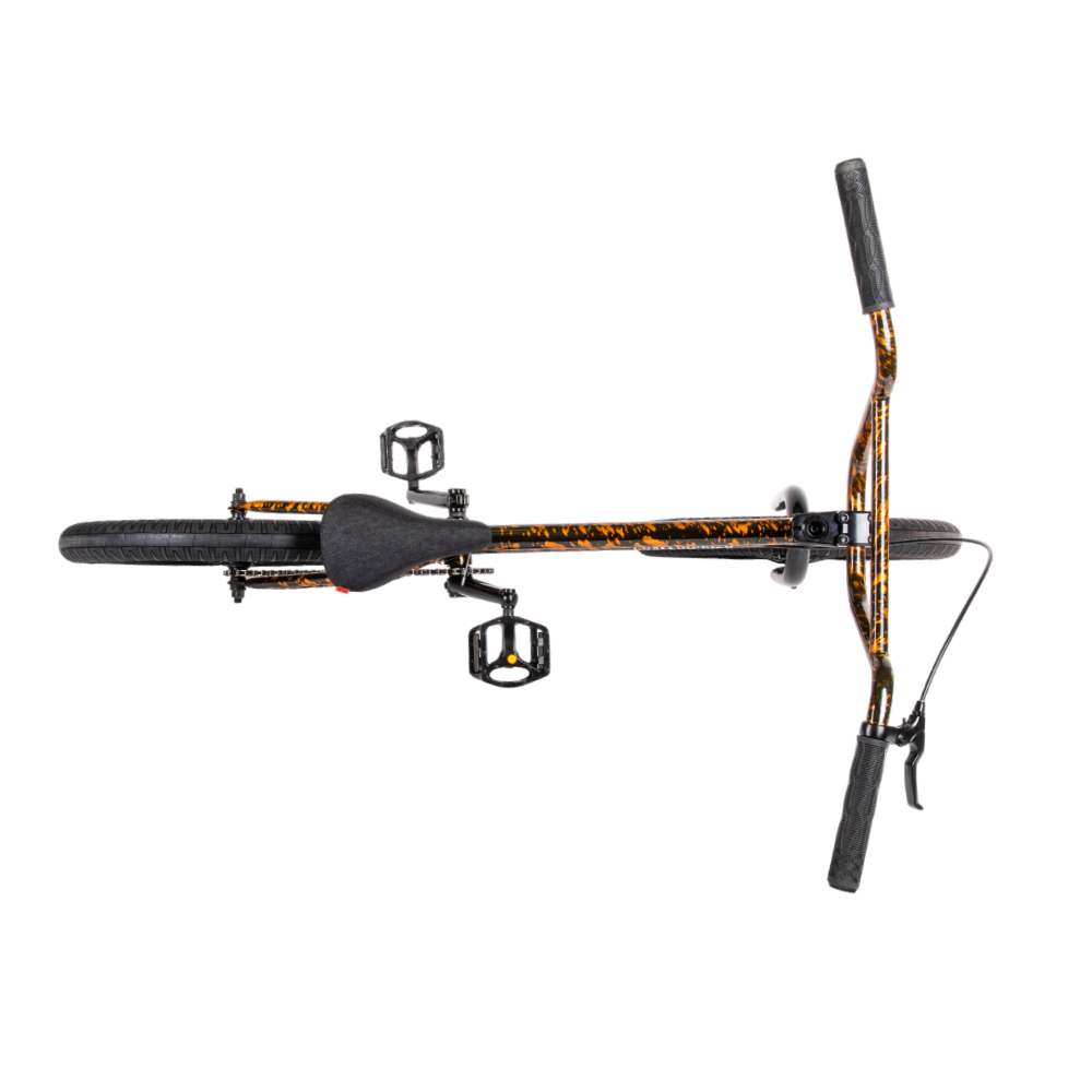 Велосипед BMX Tech Team Grasshopper 2024 20"х20,8" оранжево-черный 6