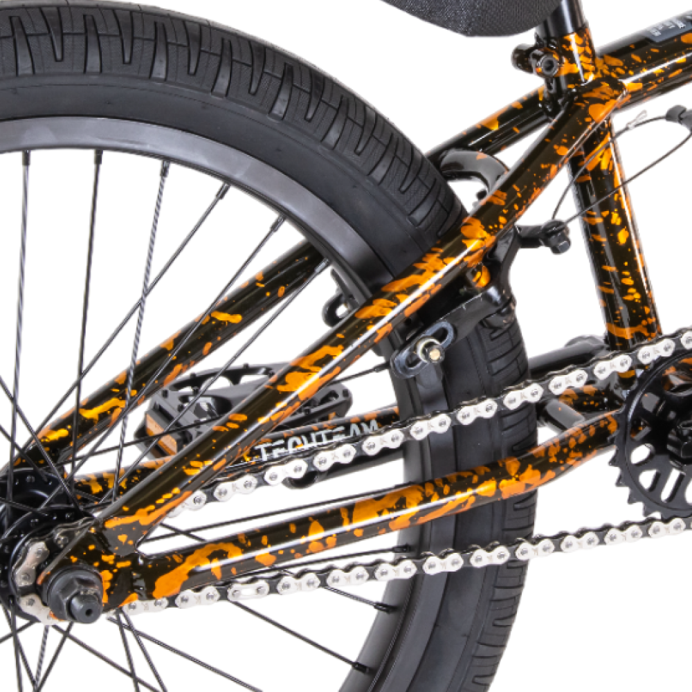 Велосипед BMX Tech Team Grasshopper 2024 20"х20,8" оранжево-черный 7