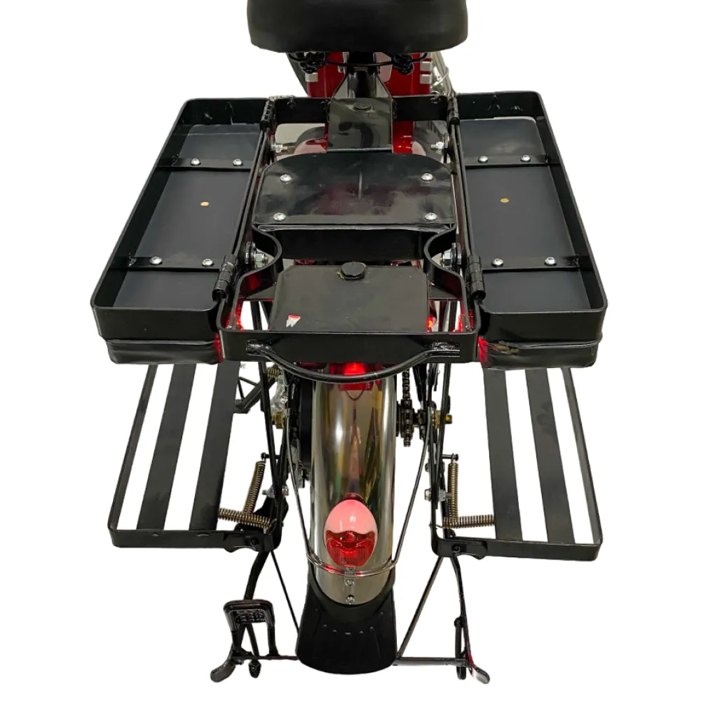 Электроскутер GreenCamel Тайфун 17 (350W 48V12Ah) быстросъем Красный 15