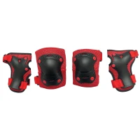 Набор защиты Tech Team Safety line 400 красный (размер S)